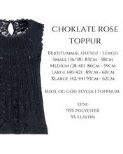 Load image into Gallery viewer, Choklate Rose Toppur