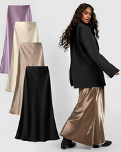 Load image into Gallery viewer, Monroe Satín Teygjupils Stærðir EU 36-46