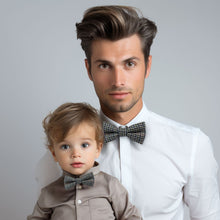 Load image into Gallery viewer, Tweed ullarslaufur á pabba og mig