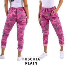 Load image into Gallery viewer, Ítalskar Plain Camo Buxur Bara til Stærð 2