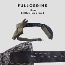 Load image into Gallery viewer, Tweed ullarslaufur á pabba og mig