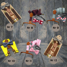 Load image into Gallery viewer, Gamaldags axlabönd og slaufa