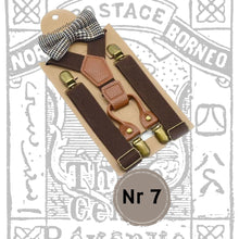 Load image into Gallery viewer, Gamaldags axlabönd og slaufa