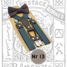 Load image into Gallery viewer, Gamaldags axlabönd og slaufa