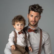 Load image into Gallery viewer, Tweed ullarslaufur á pabba og mig