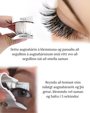 Load image into Gallery viewer, Premium Soft Magnet Augnahár 13mm Væntaleg