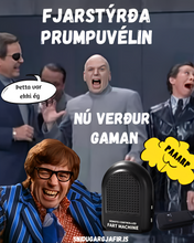 Load image into Gallery viewer, Fjarstýrða Prumpuvélin