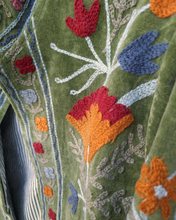 Load image into Gallery viewer, Meliana Velvet Jakki Moss