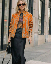 Load image into Gallery viewer, Arvin Velvet Jakki Orange