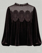 Load image into Gallery viewer, Naomi Velvet Toppur Brown