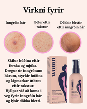 Load image into Gallery viewer, WOMN Serum Fyrir Inngróin Hár 50 ml