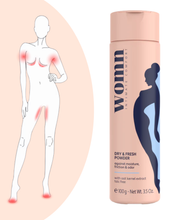 Load image into Gallery viewer, WOMN Líkamspúður fyrir viðkvæma staði