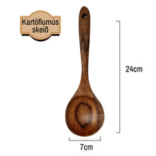 Load image into Gallery viewer, Gæða Thai Tekk Eldhús Áhöld