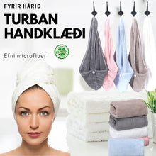 Load image into Gallery viewer, Turban handklæði fyrir hárið