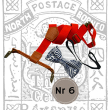 Load image into Gallery viewer, Gamaldags axlabönd og slaufa