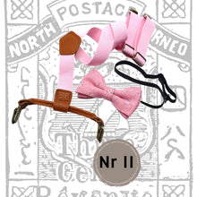 Load image into Gallery viewer, Gamaldags axlabönd og slaufa