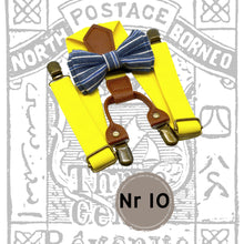 Load image into Gallery viewer, Gamaldags axlabönd og slaufa