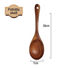 Load image into Gallery viewer, Gæða Thai Tekk Eldhús Áhöld