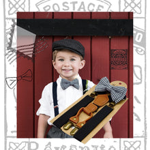 Load image into Gallery viewer, Gamaldags axlabönd og slaufa