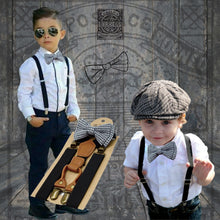 Load image into Gallery viewer, Gamaldags axlabönd og slaufa