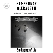 Load image into Gallery viewer, Stækkunargleraugu með USB hleðslu
