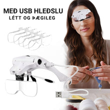 Load image into Gallery viewer, Stækkunargleraugu með USB hleðslu
