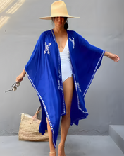 Load image into Gallery viewer, Bali Kimono Blue
