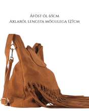 Load image into Gallery viewer, Harley Ítölsk Rúskinnstaska Cognac
