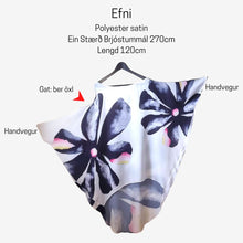 Load image into Gallery viewer, Ramona Satin Poncho kjóll 5 litir
