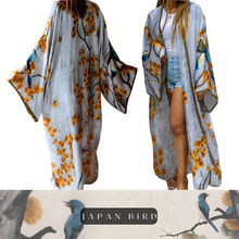 Load image into Gallery viewer, Satín Kimono Nokkrir Litir
