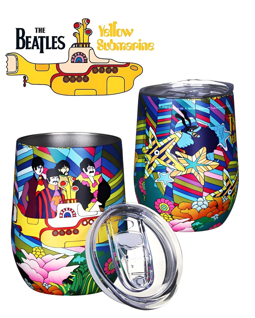 Bítlarnir Yellow Submarine Bolli 350 ml