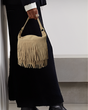 Load image into Gallery viewer, Tanis Ítölsk Rúskinnstaska Beige
