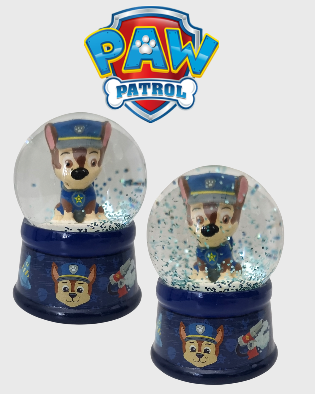 Hvolpasveitin Keramik Snow Globe