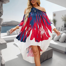 Load image into Gallery viewer, Ramona Poncho kjóll 2 Litir
