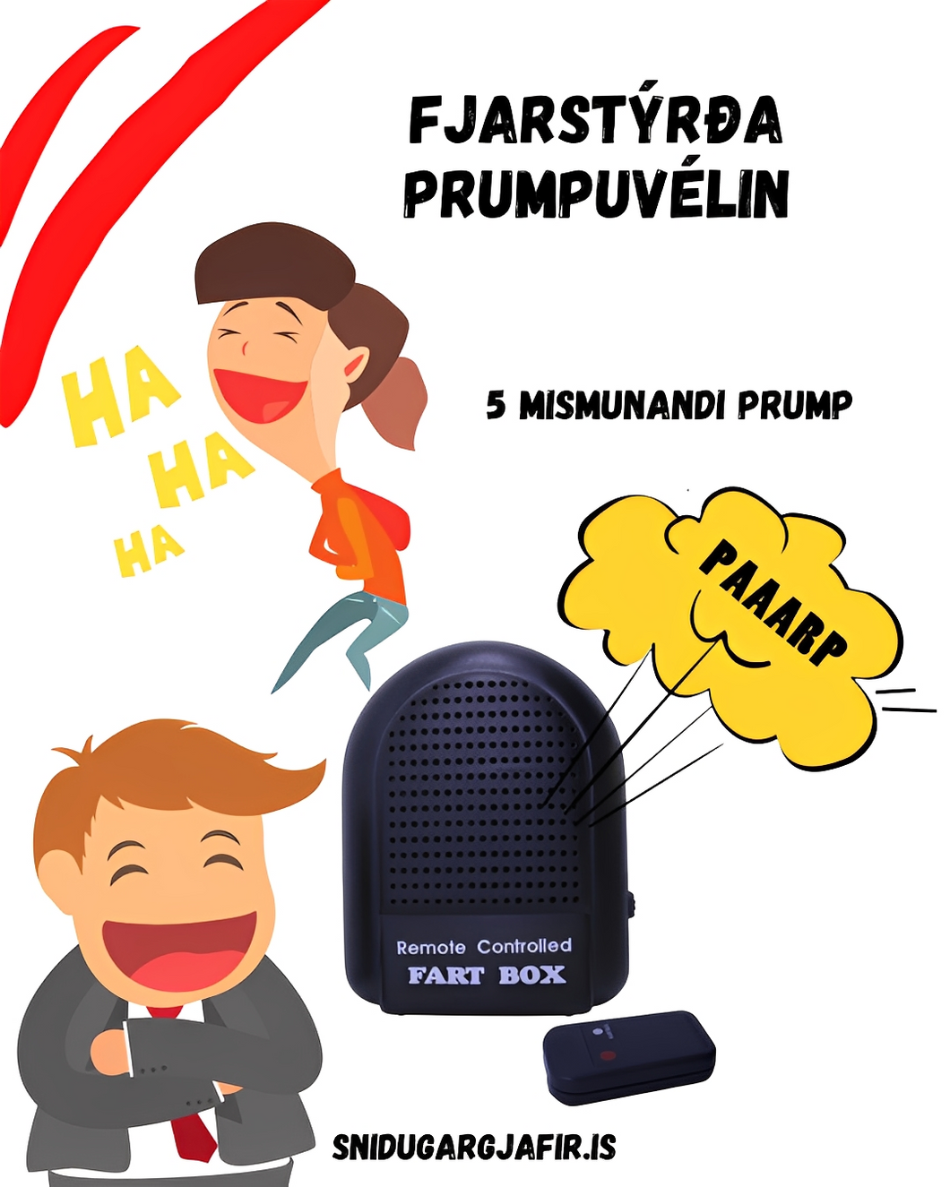 Fjarstýrða Prumpuvélin