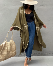 Load image into Gallery viewer, Bali Kimono Khaki
