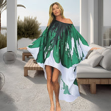 Load image into Gallery viewer, Ramona Satin Poncho kjóll 5 litir
