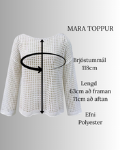 Load image into Gallery viewer, Mara Toppur Ein Stærð EU 36-44
