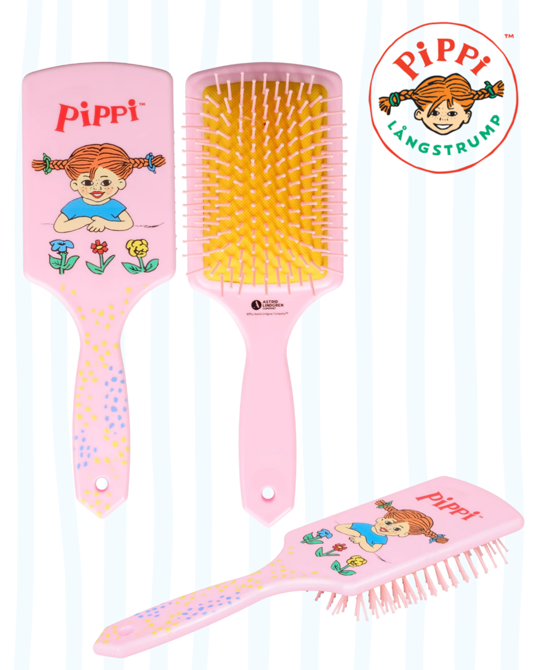 Lína Langsokkur Hárbursti