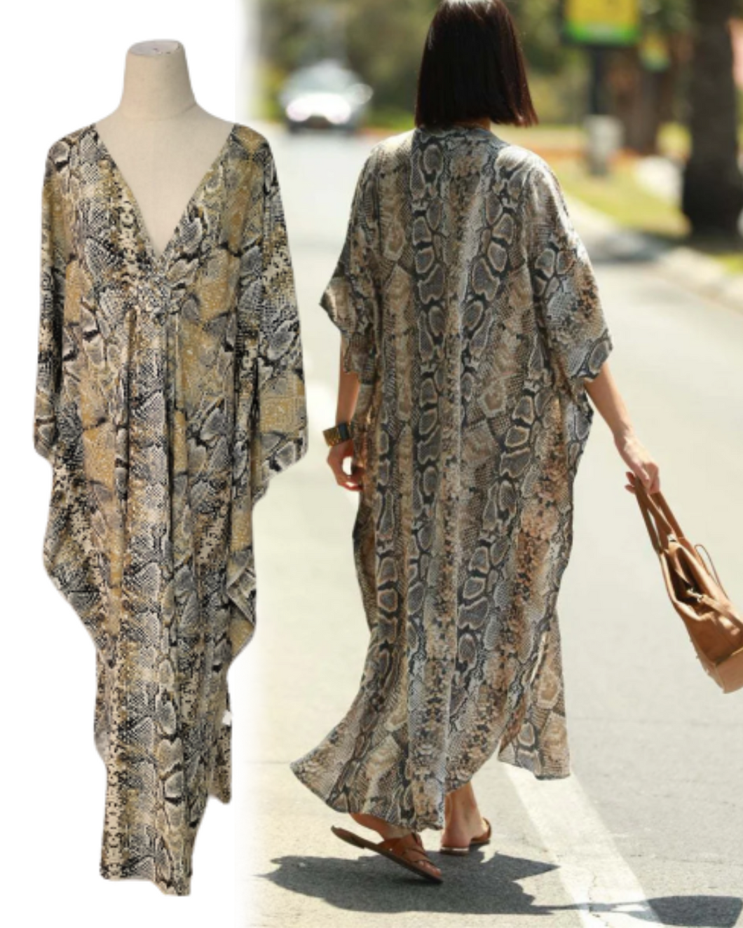 Phyton Kaftan - Mjúkt Rayon