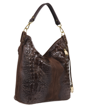 Load image into Gallery viewer, Toscana Stór Ítölsk Leðurtaska Cognac
