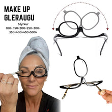 Load image into Gallery viewer, Make up gleraugu með styrkleika +1.00  til +5.00
