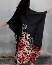 Load image into Gallery viewer, Red Pattern Kaftan Kjóll
