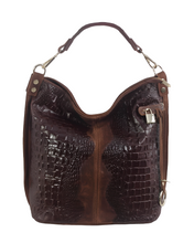 Load image into Gallery viewer, Toscana Stór Ítölsk Leðurtaska Cognac
