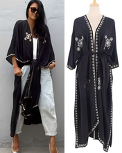 Load image into Gallery viewer, Bali Kimono Black
