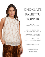 Load image into Gallery viewer, Choklate Pallíettu Toppur

