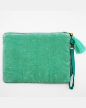 Load image into Gallery viewer, Posy Pink Sléttflauel Snyrtitaska
