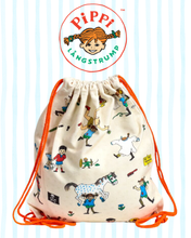 Load image into Gallery viewer, Lína Langsokkur Canvas Sundpoki
