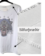 Load image into Gallery viewer, Tiger Rhinestone Bolur Ein Stærð EU 40-48
