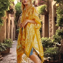 Load image into Gallery viewer, Flauelis Kimono Sinnep
